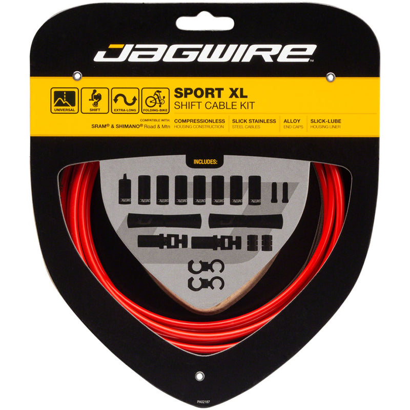 Load image into Gallery viewer, Jagwire-Sport-XL-Shift-Cable-Kit-Derailleur-Cable-Housing-Set_CA4689
