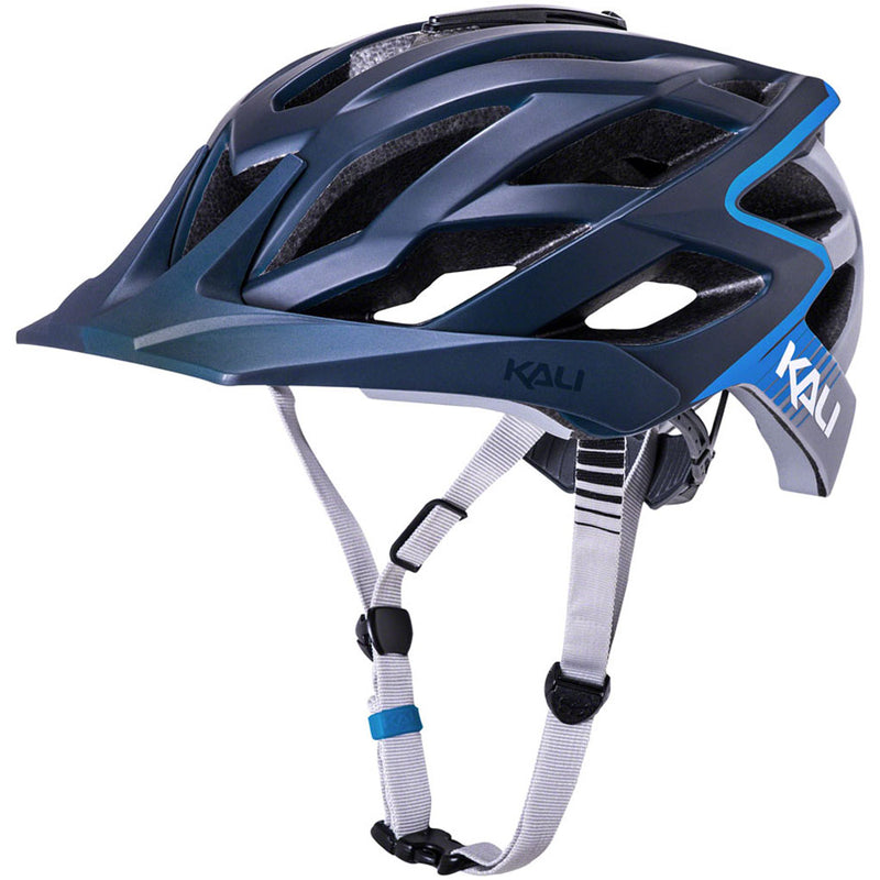 Load image into Gallery viewer, Kali-Protectives-Lunati-Helmet-Medium-Half-Face--Detachable-Visor--Anti-Microbial-Pads--Micro-Fit-Closure--Bug-Liner--Accessory-Mounting-System-Blue_HE4389
