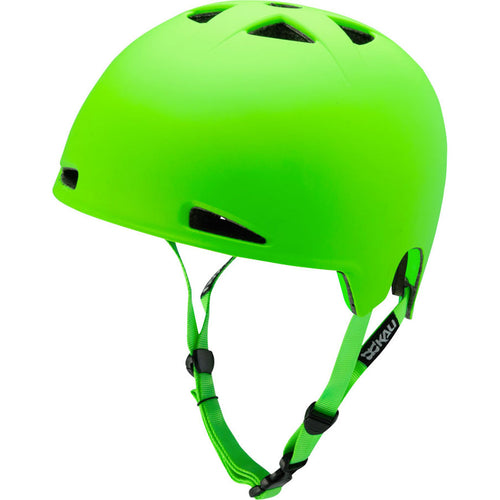 Kali-Protectives-Viva-Helmet-Small-(48-54cm)-Half-Shell--Anti-Microbial-Pads--Locking-Bucklesliders--Replaceable-Fit-Pads-Green_HE2754