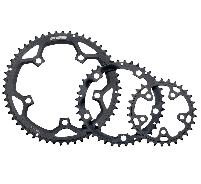 Load image into Gallery viewer, Full Speed Ahead Pro Road Chainring Bundle - 50t &amp; 39t Aluminum BCD 130mm, 10/9-Speed Compatible
