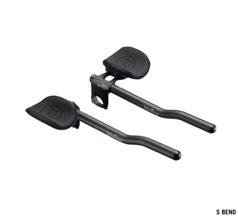 Load image into Gallery viewer, Vision Trimax Clip-On Aerobar, Alloy, 31.8mm Clamp, Internal Cable Routing, Di2 Compatible - Black
