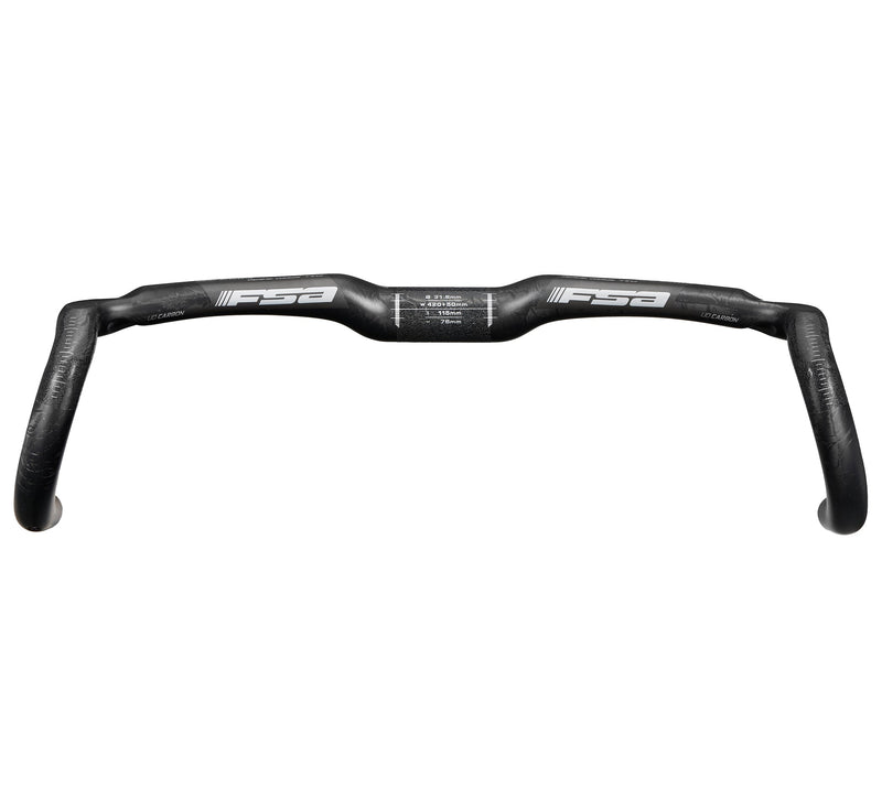 Load image into Gallery viewer, Full Speed Ahead K-Wing AGX Drop Handlebar - Carbon, 31.8mm, 42cm, Carbon
