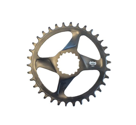 FSA Comet MegaTooth Chainring 30t Direct Mount 12-Speed Hyperglide+ Aluminum Blk