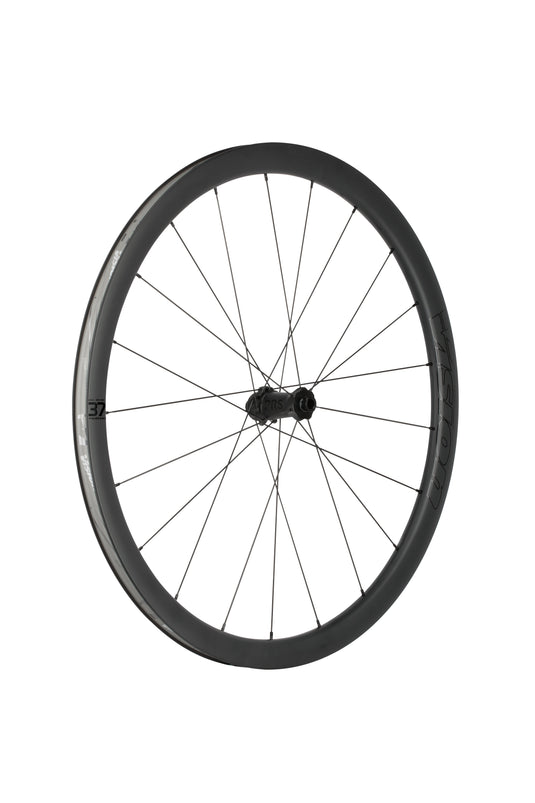 Vision Metron 37 SL Wheelset, Tubeless 700c, 21/24H Spoke Count, Disc Brake, Center Lock Rotor Mount – Black