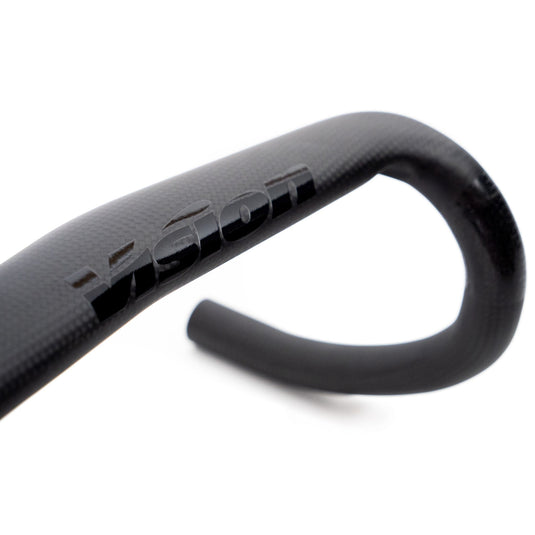 Vision Metron 5D ACR EVO Drop Handlebar, 38cm Width, 80mm Stem Length, -6° Angle, Integrated Carbon Design – Black