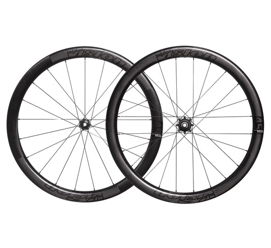 Vision Metron 45 SL TL Disc Wheelset - 700, 12x100mm/12x142mm, Center-Lock, XDR, Carbon, Black