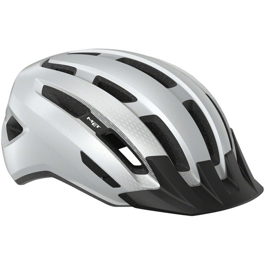 MET-Helmets-Downtown-MIPS-Helmet-Small-Medium-(52-58cm)-Half-Face--MIPS-C2-Bps--360°-Head-Belt--Visor--Safe-T-Twist-2-Fit-System--Adjustable-Fitting--Hand-Washable-Comfort-Pads--Reflector-White_HLMT4755