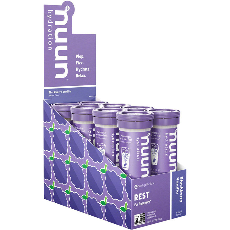 Load image into Gallery viewer, nuun-Rest-Hydration-Tablets-Sport-Hydration-Blackberry-Vanilla_EB2240
