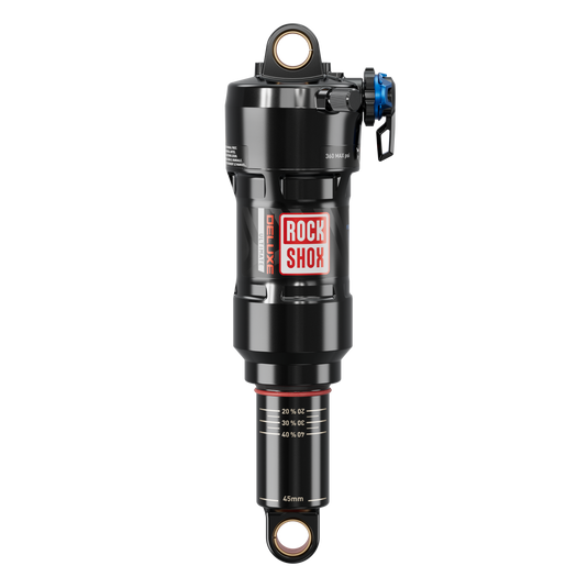 RockShox Deluxe Ultimate C2 Rear shock, 230x57.5, Shaft Eyelet: Standard, Body Eyelet: Standard, 4 Neg/0 Pos Tokens,