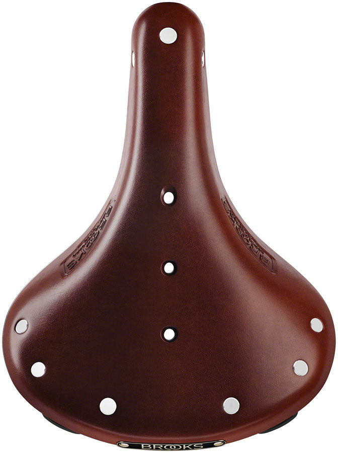 Load image into Gallery viewer, Brooks B17 Short Saddle - Antique Brown 176mm Width Leather Steel Rails
