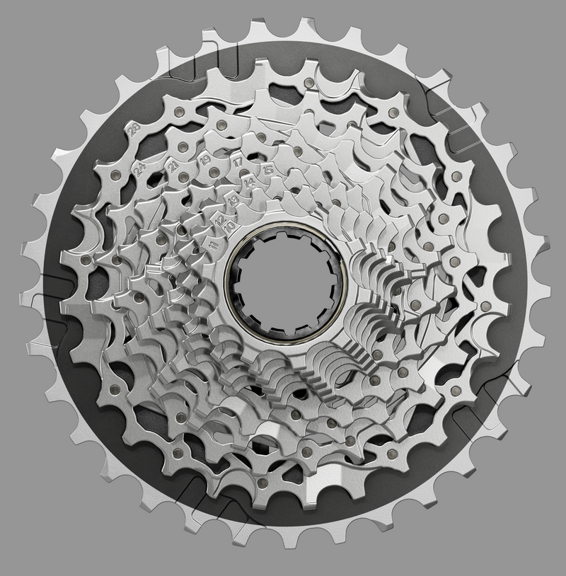 Load image into Gallery viewer, SRAM Force XG-1270 Cassette - 12-Speed, 10-33t, Silver, For XDR Driver Body, E1
