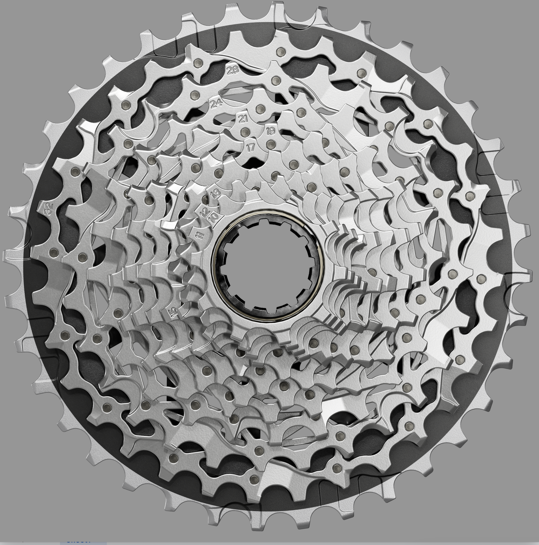 グラマラスッテ SRAM Force XG-1270 12-Speed Cassette 10-36t XDR, Aluminum Core