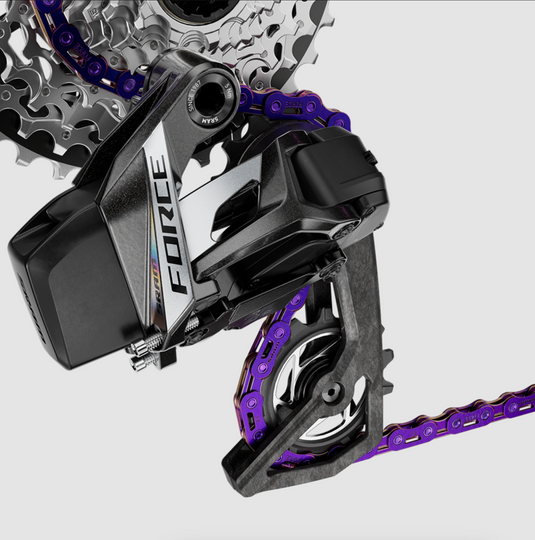 SRAM Force Flattop Chain - 12/13-Speed, 126 Links, PowerLock Connector, Purple, E1