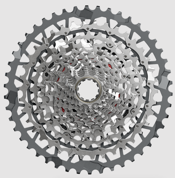SRAM Rival XPLR 13-Speed Cassette 10-46t, XDR Silver Gravel – 365 SRAM Rival XPLR 13-Speed Cassette 10-46t, XDR Silver Gravel – 365