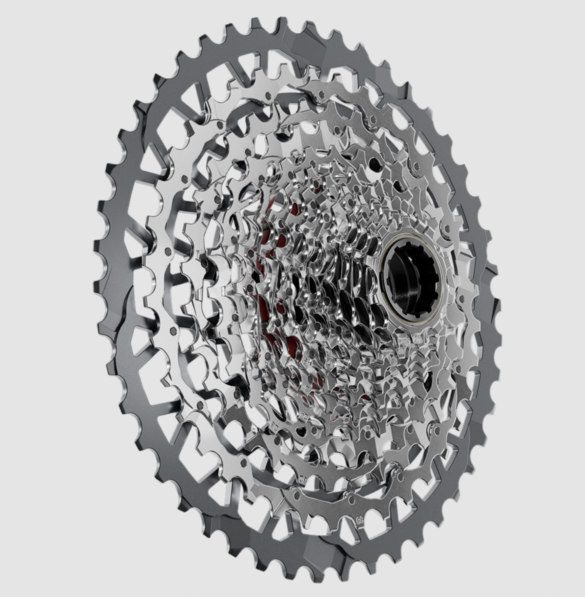 SRAM Rival XPLR 13-Speed Cassette 10-46t, XDR Silver Gravel – 365