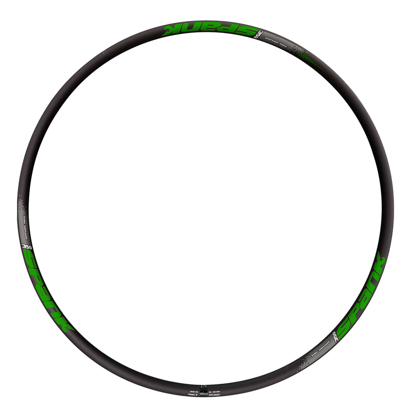 Load image into Gallery viewer, SPANK 359�Vibrocore� Rim, 32H, 29�, Black Green
