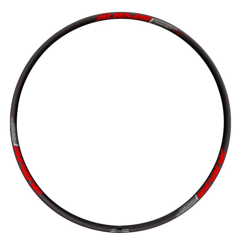 Load image into Gallery viewer, Pack of 2 SPANK 359 Vibrocore Rim, 32H, 27.5, Black Red
