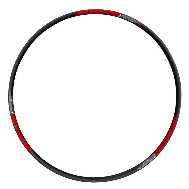 Load image into Gallery viewer, Pack of 2 SPANK 350 Vibrocore Rim, 29" Black Red
