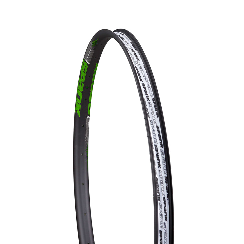 Load image into Gallery viewer, Pack of 2 SPANK 350 Vibrocore Rim, 27.5" Black Green
