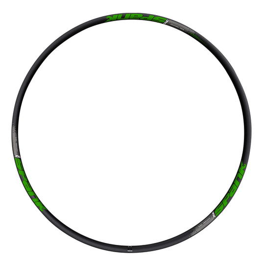 SPANK 350 Vibrocore� Rim, 27.5" Black Green