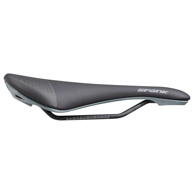 Load image into Gallery viewer, Spank OOZY 280 Saddle - Black Grey | Co-Molded Construction | 265mm Width
