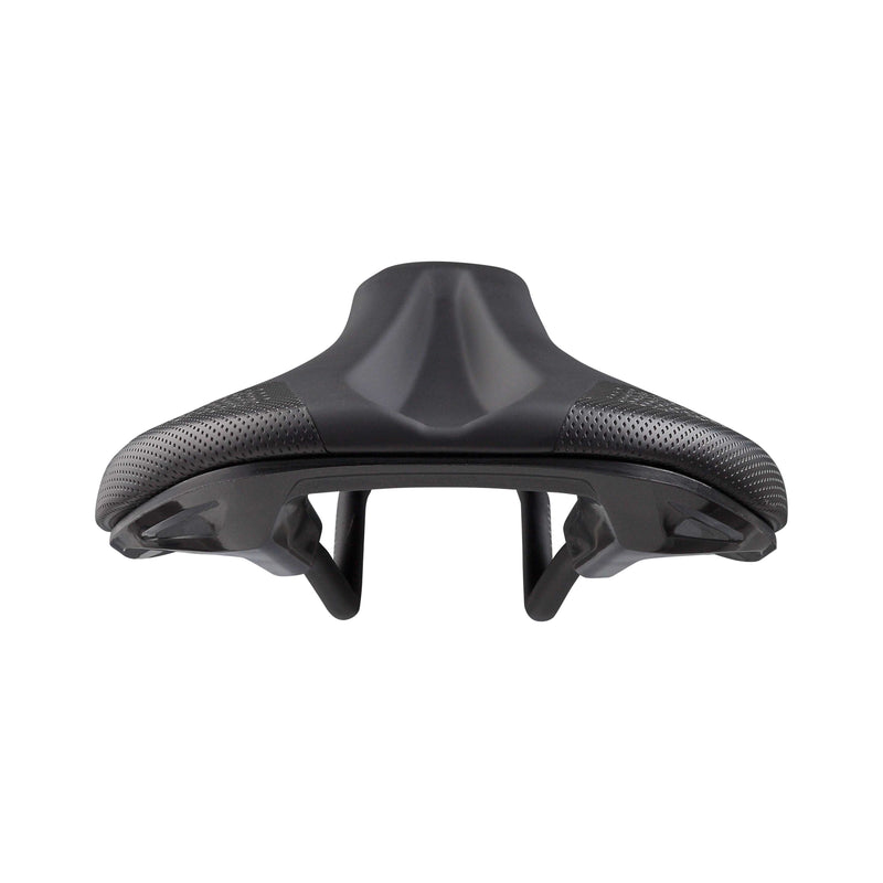Load image into Gallery viewer, Spank OOZY 280 Saddle - Black | 265mm Width | Chromoly Rails | Synthetic Skin
