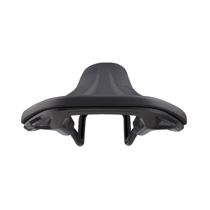 Load image into Gallery viewer, Spank OOZY 220 Saddle - Black | 265mm Width | Chromoly Rails | Synthetic
