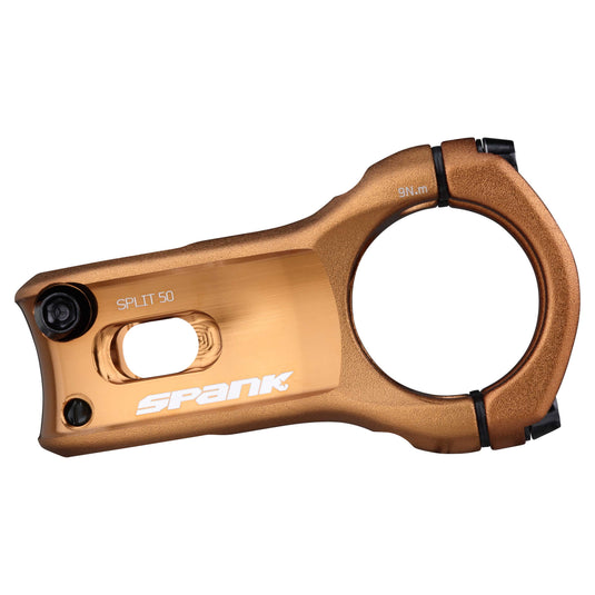 SPANK SPLIT 35 Stem 50mm Bronze Aluminum Highly Weight-Optimized Single Crown