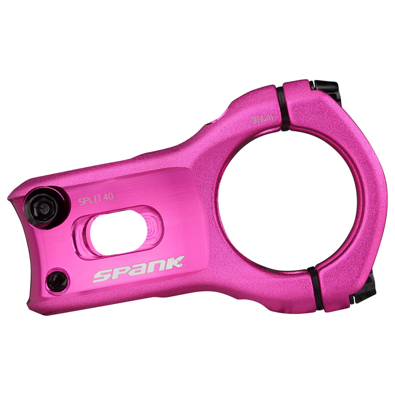 Load image into Gallery viewer, SPANK SPLIT 35 Stem 40mm Pink Aluminum | Ultra-Short Stack Height And True 0-Deg
