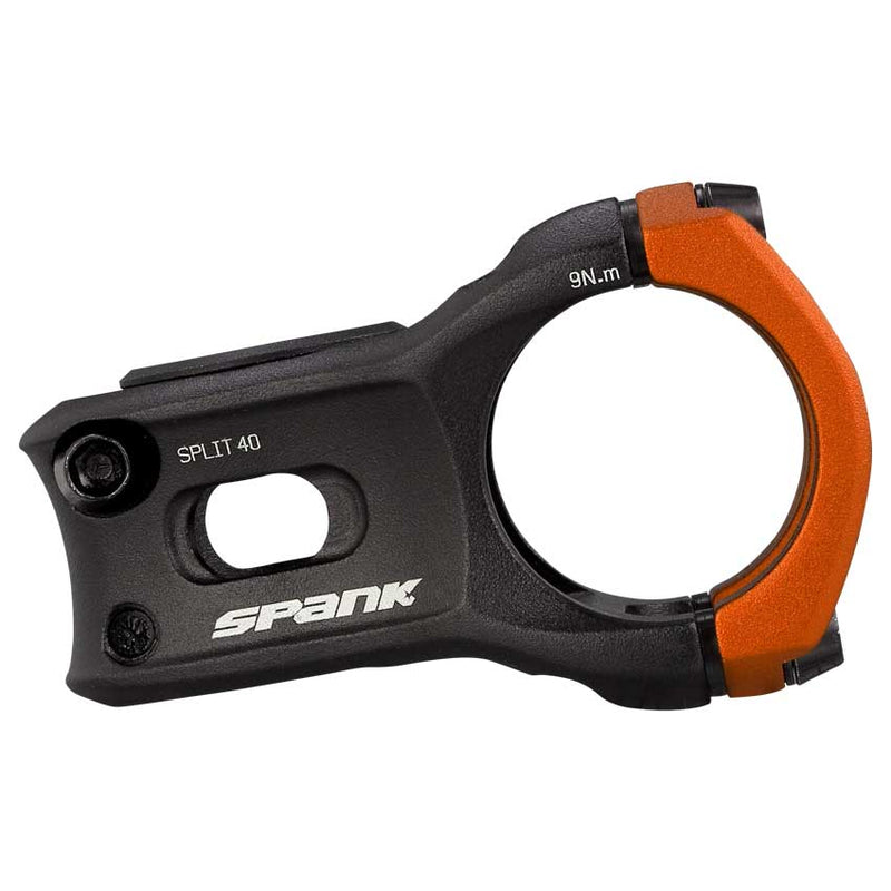 Load image into Gallery viewer, SPANK SPLIT 35 Stem 40mm Orange Ultra-Short Stack Height And True Zero-Degree
