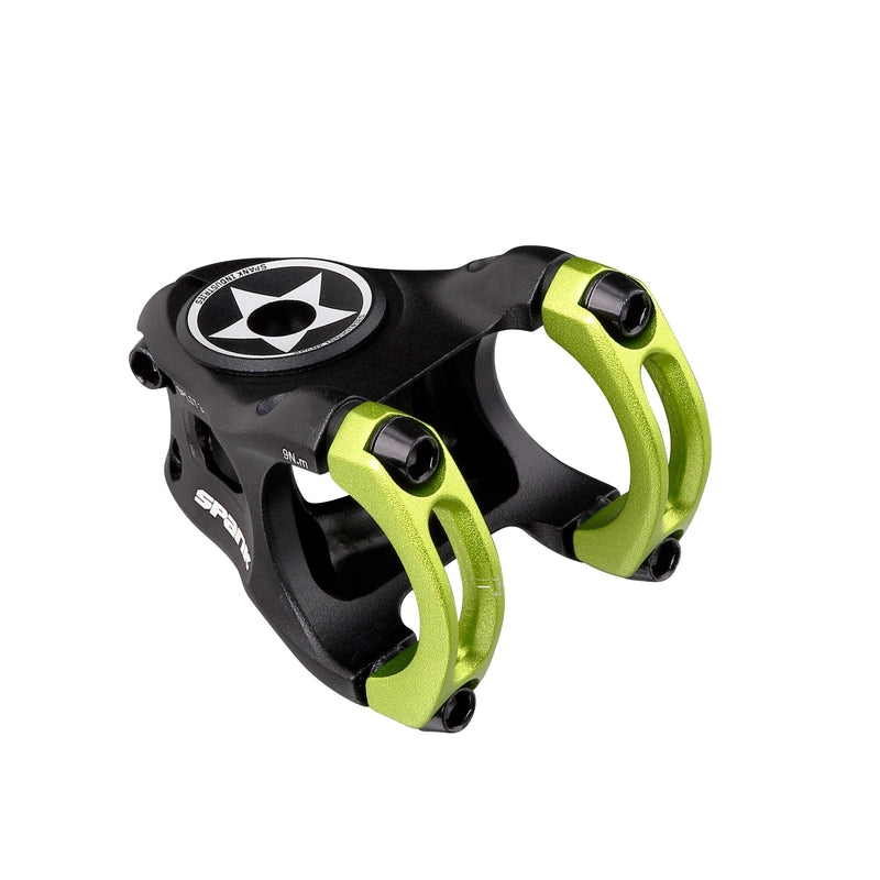Load image into Gallery viewer, SPANK SPLIT 35 Stem - 35mm Aluminum Alloy, Lightweight, Zero Degree Rise, CNC Machined, Trail &amp; Enduro Use, Micro-Adjust Fit, Optimized for All-Mountain &amp; E-Bike Riders
