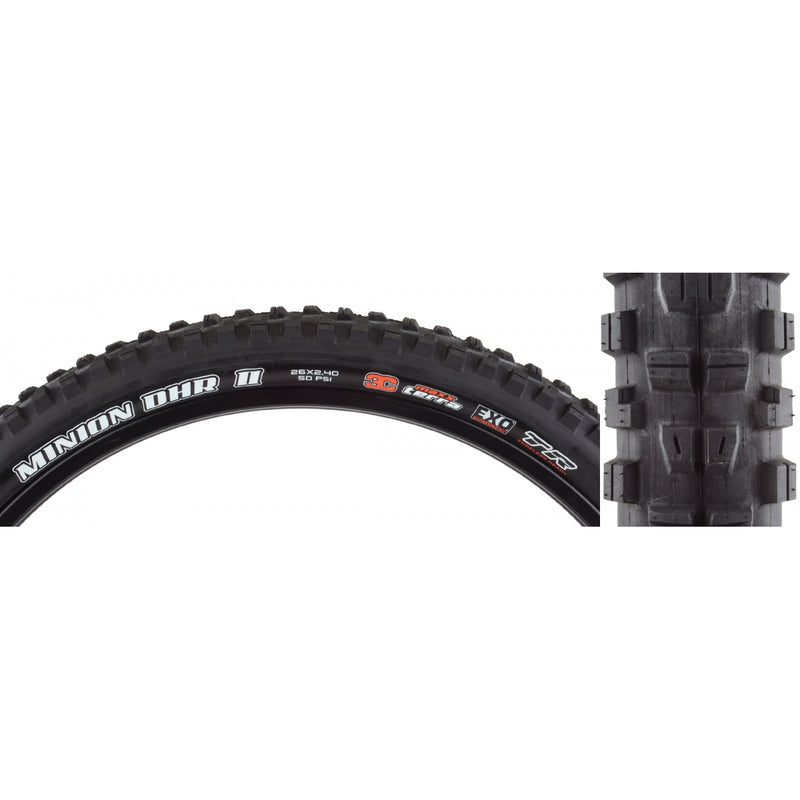 Load image into Gallery viewer, Pack of 2 Maxxis Minion DHF TERRA/EXO/TR/WT 26x2.5 Tubeless TPI 60 Bk/Blk

