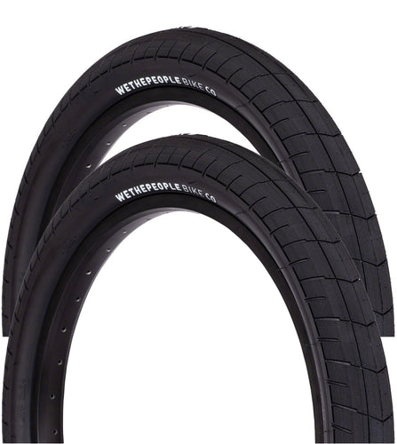 Pack of 2 We The People Activate Tire - 20 x 2.4, Clincher, Wire, Black, 60psi