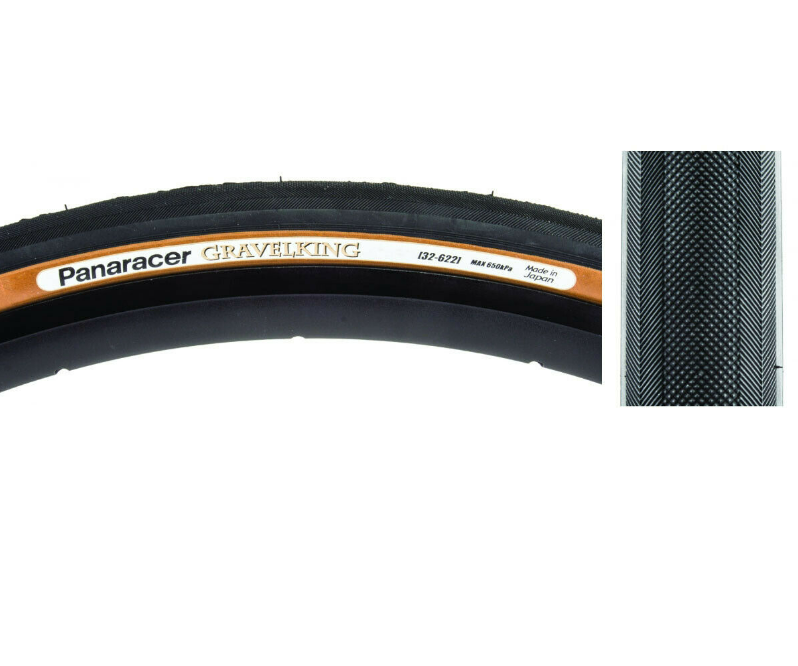 Load image into Gallery viewer, Panaracer-GravelKing-Slick-Tire---MY23-700-43-mm-Folding_TIRE6573
