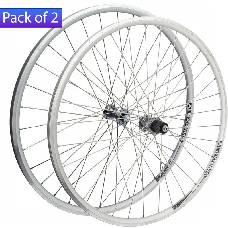 Load image into Gallery viewer, Wheel-Master-700C-Alloy-Road-Double-Wall-Front-Wheel-700c-Tubeless_RRWH0934-WHEL0846
