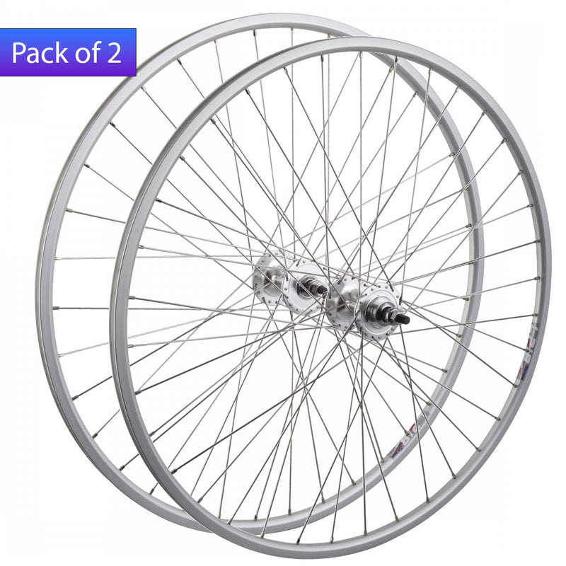 Load image into Gallery viewer, Wheel-Master-27inch-Alloy-Fixed-Gear-Freewheel-Front-Wheel-27-Clincher_RRWH1051-WHEL0953
