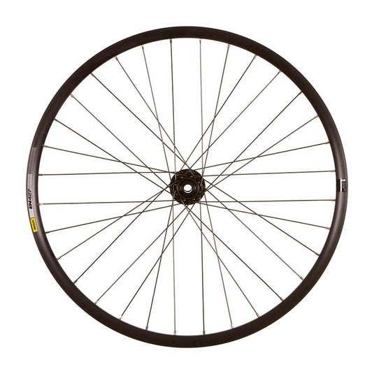 Wheel Shop Mavic EN427 Disc Black/ Novatec D881SB, Wheel, Front, 27.5'' / 584, Holes: 32, 20mm TA, 110mm, Disc IS 6-bolt