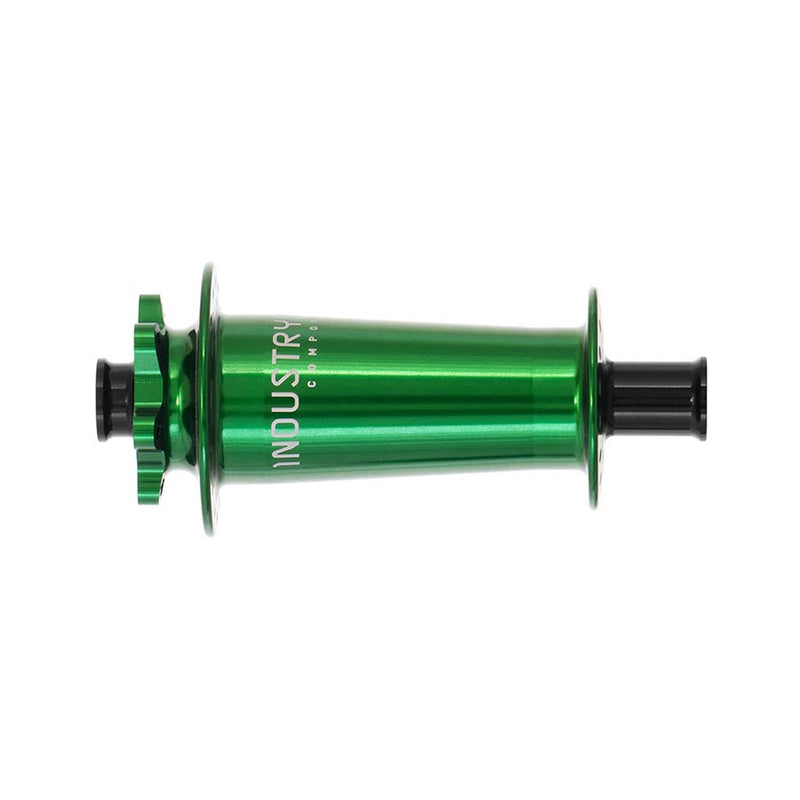 Load image into Gallery viewer, Industry Nine Hydra Classic Boost 6B, Disc Hub, Front, 32H, 15mm TA, 110mm Boost, Green
