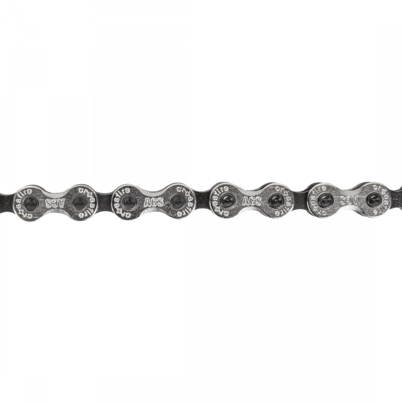 Load image into Gallery viewer, ACS Crossfire Chain Single Speed 1/2 x 1/8 106 Links Silver Steel
