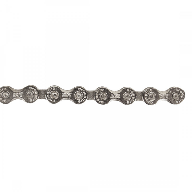 Load image into Gallery viewer, ACS Crossfire Chain Single Spd 3/32 106 Link Silver Reusable Master Link
