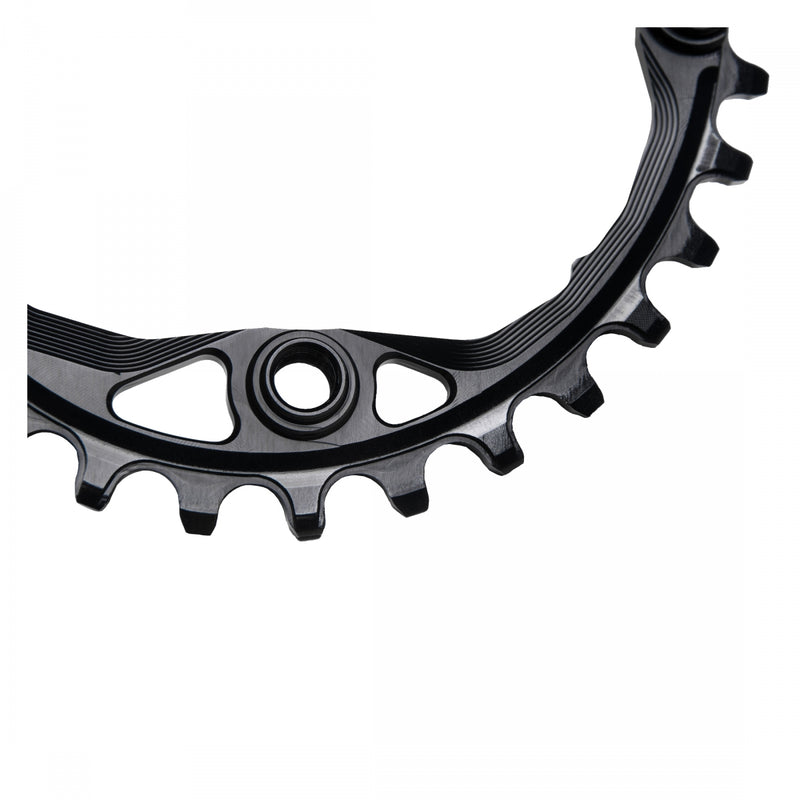 Load image into Gallery viewer, absoluteBLACK Oval Narrow Wide Chainring 32t 104 BCD 4-Bolt 10/11/12-Spd Alloy
