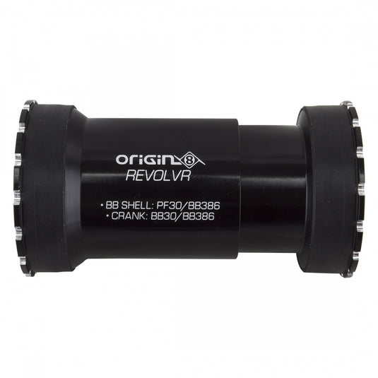Origin8 Revolvr BB30 Wide/BB386/BB392 30mm Thread-Togther PF30 Bottom Bracket