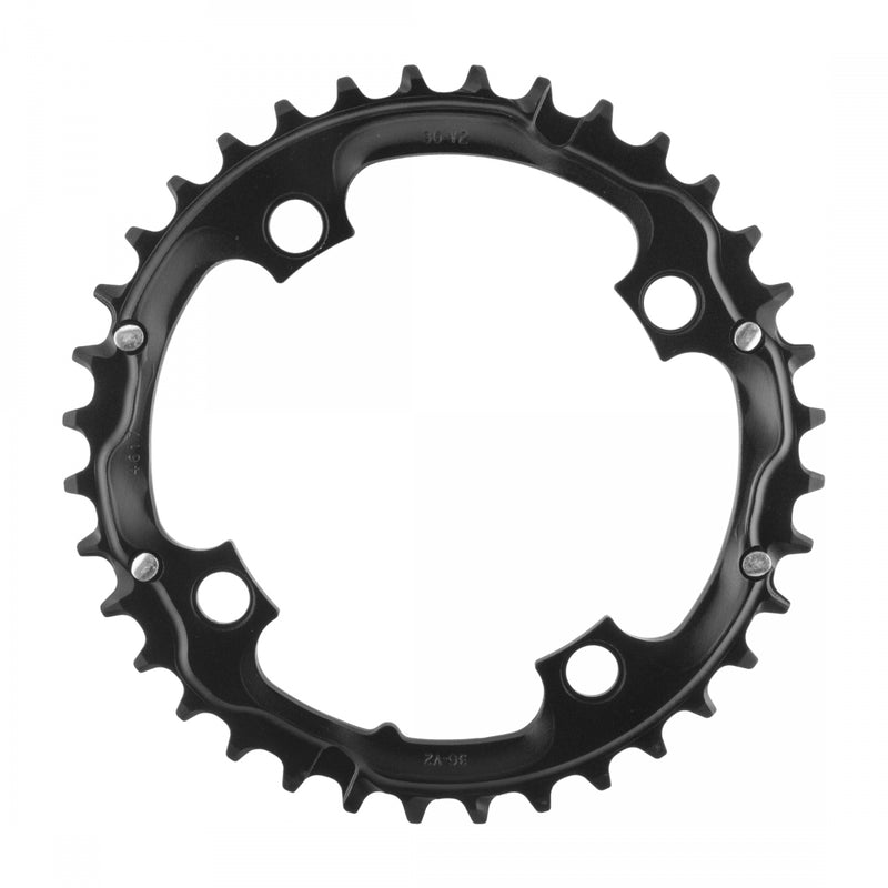 Load image into Gallery viewer, TruVativ Trushift Chainring 36t 104 BCD 8/9/10/11-Speed Aluminum Black
