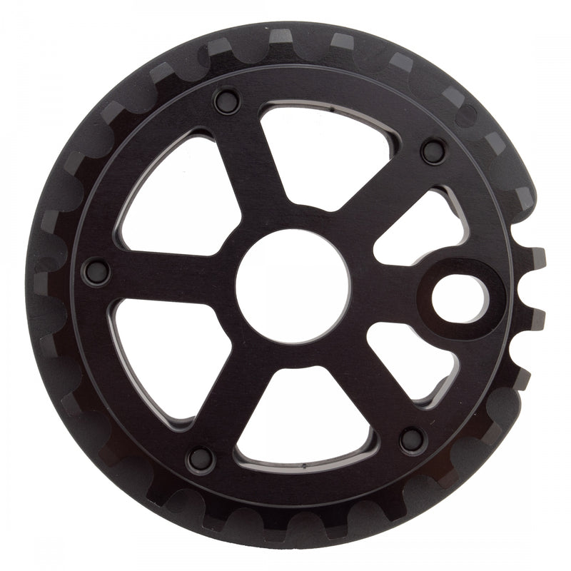 Load image into Gallery viewer, Odyssey Utility Pro Guard Sprocket - 25t, Black Replaceable Bash Guard
