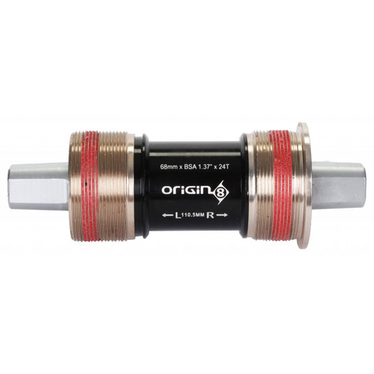 Origin8 TorqLite Square Taper JIS Sealed Bearings BSA 68x110.5mm Bottom Bracket