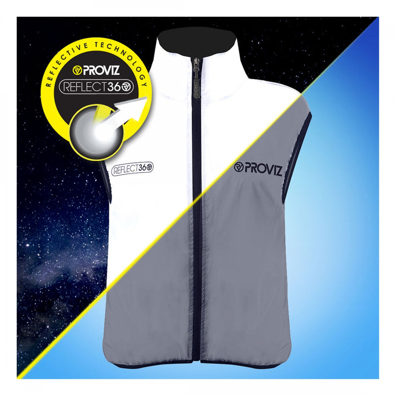 Load image into Gallery viewer, Proviz Reflect360 Cycling Gilet Vest Reflective Grey MD Women`s
