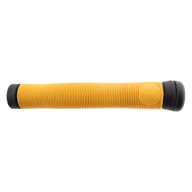 Load image into Gallery viewer, Odyssey Warnin&#39; Grips - 165mm Black/Mustard| Dual Compound, Par Ends Included
