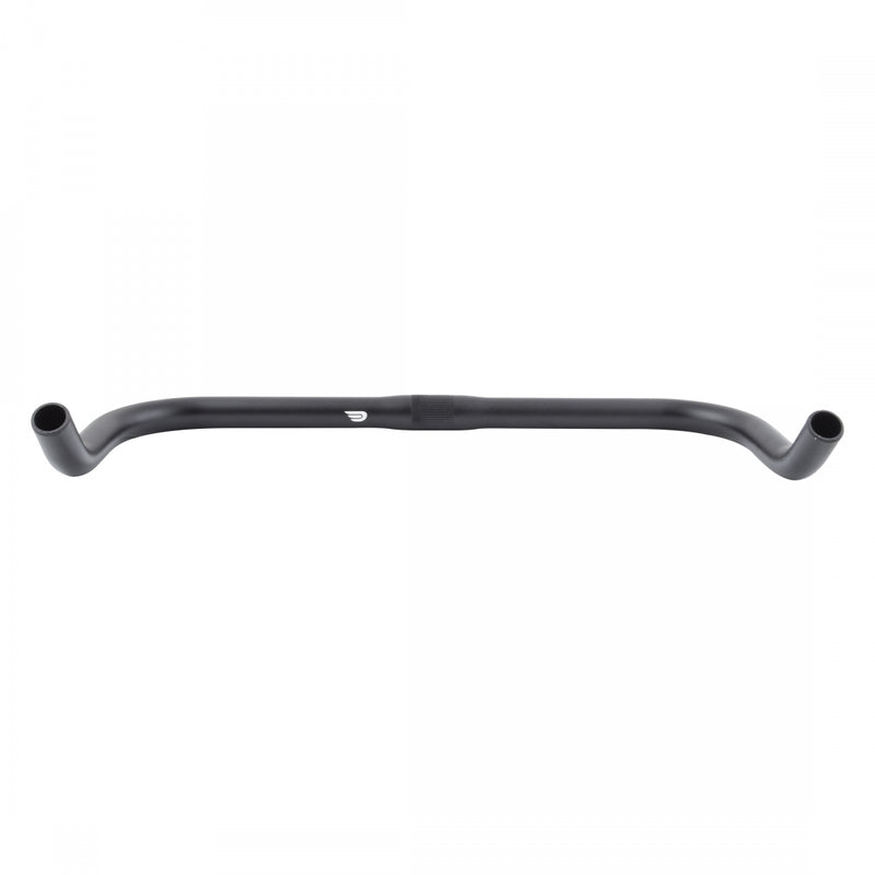 Load image into Gallery viewer, Pure Cycles Bullhorn Handlebar 25.4mm Clamp 435mm Black Aluminum Fixie/Road Bars
