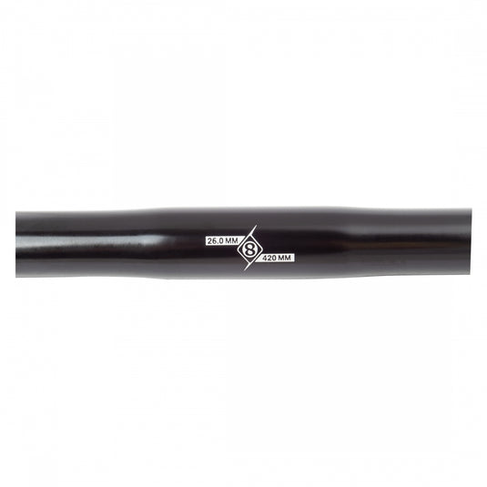 Origin8 Bullhorn Bar Black 26.0mm 420mm AL6061 Lightweight 6061T6 Aluminum