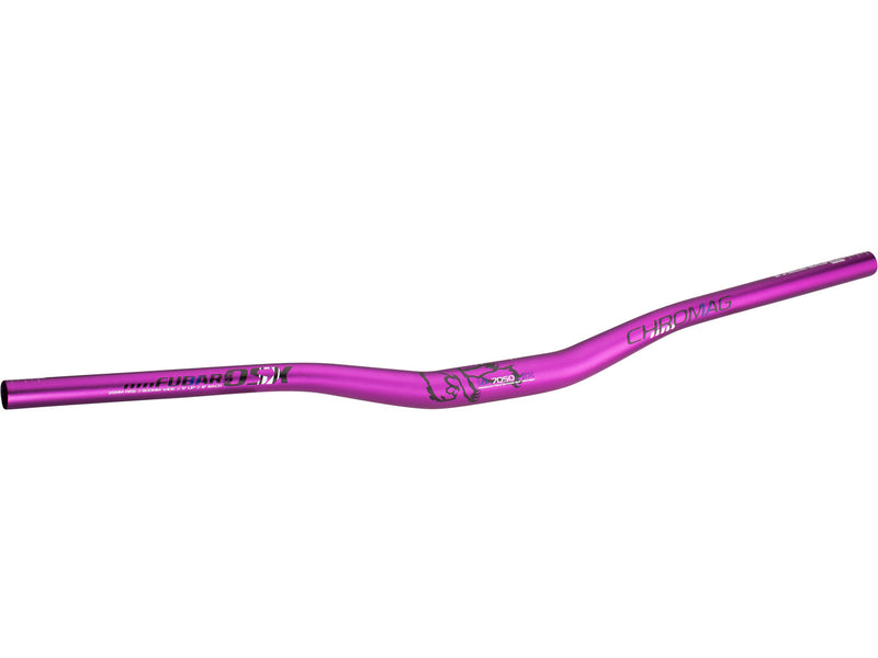 Load image into Gallery viewer, Chromag Fubars OSX Handlebar 25mm Rise 31.8mm Clamp 800mm Purple Aluminum
